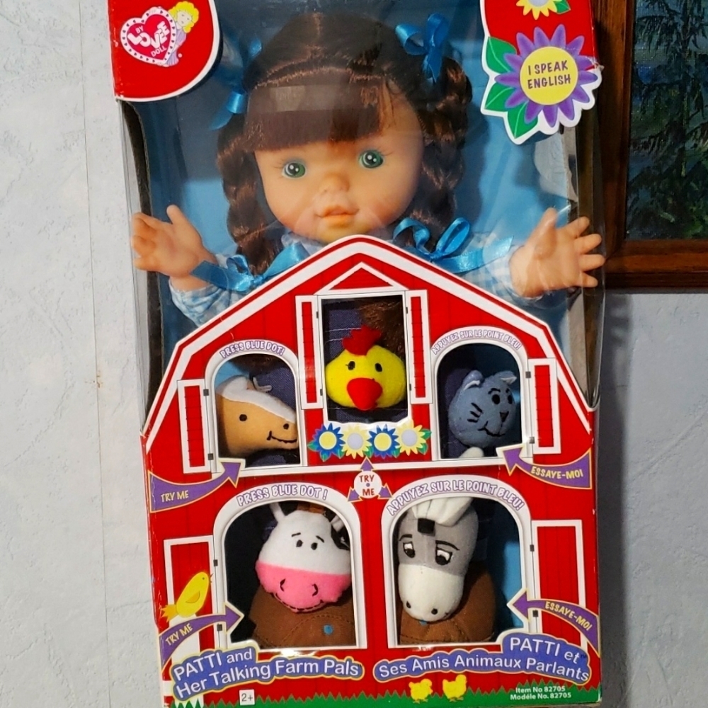 Patti and her talking farm pals doll